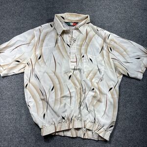 Vintage D'Accord Men's Button‎ Down Short-Sleeve Polo Size L